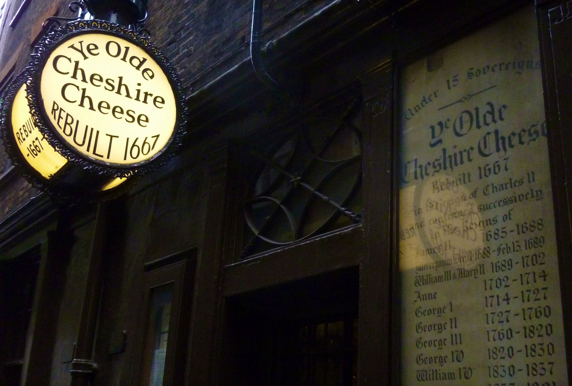 Ye Olde Cheshire Cheese